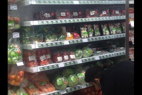 Fruit and veg at Bhs, Staines